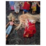 Mixed Toy Lot - Care Bear, Dolls and Play Items