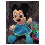 Disney Mickey Mouse Plush with Bad Girl Notebook