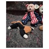 TY Beanie Babies Collection - Patriotic Bears and Holiday Set