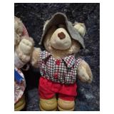 Furskins Bear Family Set - Country Style