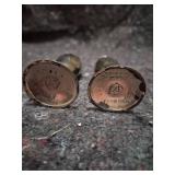 La France Reg Art Deco Silver Plated Salt and Pepper Shakers