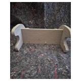 Wooden Heart-Back Bench