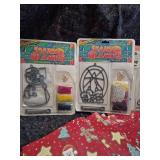 1980s Stained Glass Classics & Makit Bakit Craft Kits Lot