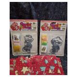 1980s Stained Glass Classics & Makit Bakit Craft Kits Lot