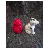 Fire Hydrant and Dalmatian Salt and Pepper Shakers