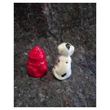 Fire Hydrant and Dalmatian Salt and Pepper Shakers