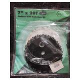 Calpalmy 7-inch Chainsaw Tooth Brush Blade