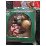 Christmas House Glass Holiday Ornaments Collection