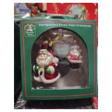 Christmas House Glass Holiday Ornaments Collection