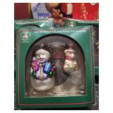 Christmas House Glass Holiday Ornaments Collection