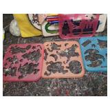 Craft Supply Bundle - Cross Stitch Kit and Drawing Stencils