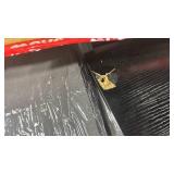 DUMOS Nightstand with 4 Drawers Bedside Table with Removable Fabric Bins Sturdy Steel Frame Wood Top Organizer Furniture for Bedroom Closet Living Room (damage on a pilot hole) loose hardware - Retail