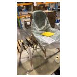 2Pack Modern Mesh Dining Chair Set with Ergonomic Backrest and Beech Wood Legs - 22\" x 18\" x 32.5\" (L x W x H) - Retail: $0