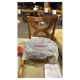 Swivel barstool set of two with cushion top - Retail: $0