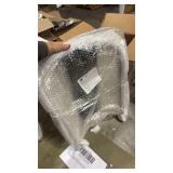 COSTWAY 18 Inch Dining Chair Set of 4, Industrial Vintage Stackable Metal Chairs, Counter Bar Chairs with High Backrest, Wood Seat, for Home, Kitchen and Cafe Bar Use - Retail: $0