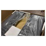 Costway 59-in W x 28.5-in H Black Steel Garden Bench - Retail: $0