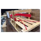 Costway Baby Kids Wooden Sled Solid Seat Toddler Boggan Outdoor Play Snow Toys - Retail: $0