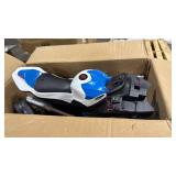 Kids Motorcycle, Licensed BMW 12V Battery Powered Electric Motorcycle with Headlight, Horn, Music, MP3, USB Port, 3 Wheels Ride on Toddler Motorcycle for Kids, Gift for Boys & Girls (Blue) - Retail: $