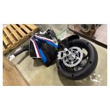 Kids Motorcycle, Licensed BMW 12V Battery Powered Electric Motorcycle with Headlight, Horn, Music, MP3, USB Port, 3 Wheels Ride on Toddler Motorcycle for Kids, Gift for Boys & Girls (Blue) - Retail: $