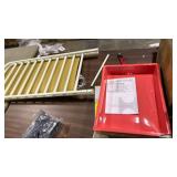 Costway 15 Drawer Rolling Storage Cart ToolsScrapbook Paper Office School OrganizerMulticolored (damage on some corners of plastic bins) - Retail: $0