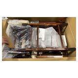 Costway Wood Baby Nursery Rocking Chair Glider and Ottoman Cushion Set Beige - Retail: $0