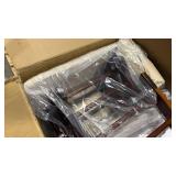 Costway Wood Baby Nursery Rocking Chair Glider and Ottoman Cushion Set Beige - Retail: $0