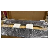 Costway 59-in W x 28.5-in H Black Steel Garden Bench - Retail: $0