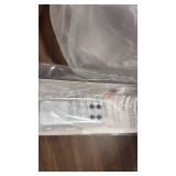 COSTWAY 23 Inches Electric Fireplace Insert, 750W/1500W Fireplace Heater with Remote Control, Adjustable Flame Color & Brightness, 1H-8H Timer, Thermostat and Overheat Protection - Retail: $0