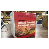 Premium Sourdough Starter Kit - Sourdough Bread Baking Supplies with Handmade 9\" Indonesian Rattan Basket, Sourdough Starter Jar, Stainless Whisk, Silicone Sling, Stencils, Scoring Tools-20 Piece - R