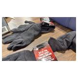 2 pair large  Unlined Plastic Dot Gloves - Retail: $112