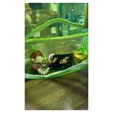 Clear Green Standing Jewelry (mostly earrings) - Retail: $15