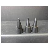 Sterling Silver Ring Collection with Turquoise and Moonstone