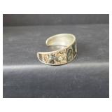 Abalone Shell Inlay Cuff Bracelet (Non-Magnetic) 15.17gm