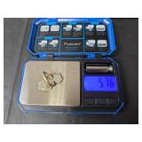 Native American Sterling Silver Turquoise and Coral Ring 5.76gm