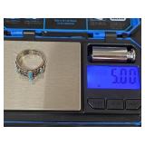 Native American Sterling Silver Turquoise Rings