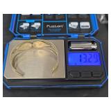 Sterling Silver Abalone Shell Cuff Bracelet 13.29gm