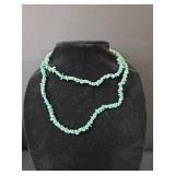 Natural Turquoise Chip Necklace