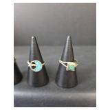 Southwestern Style Turquoise Ring Collection