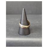 Native American Sterling Silver Turquoise Ring, Size 10