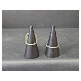 Native American Turquoise Ring Set, Magnetic