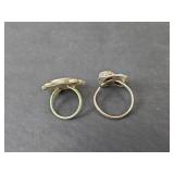 Native American Turquoise Ring Set, Magnetic