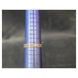 Native American Turquoise Sterling Silver Ring, Size 6.5, 3.91gm