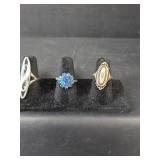 Mixed Costume Jewelry Ring Collection