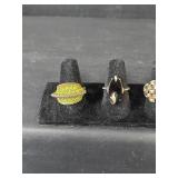 Costume Jewelry Ring Collection