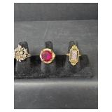 Costume Jewelry Ring Collection