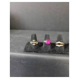 Mixed Gemstone Ring Collection