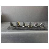 Mixed Gemstone Ring Collection