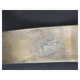 Sterling Silver Abalone Shell Cuff Bracelet Stamped Alpaca Mexico