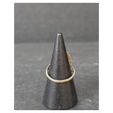 Native American Sterling Silver Turquoise and Coral Ring Size 7, 3.48gm