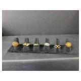 Gold Tone Fashion Ring Collection